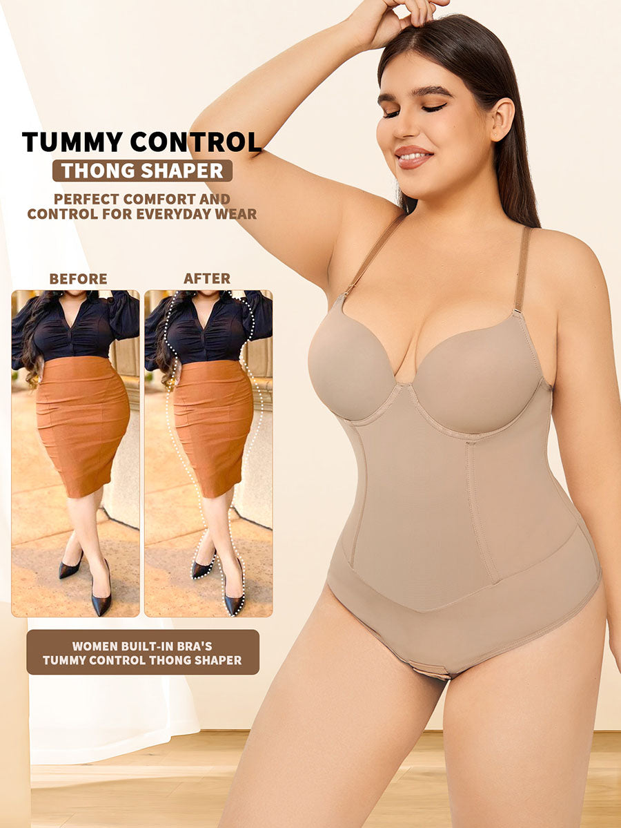 Seamless Tummy Control Bodysuit for Women - Guinea